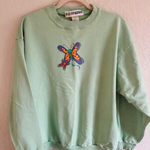 Vintage sunrazed Women's Sweatshirt 100% cotton